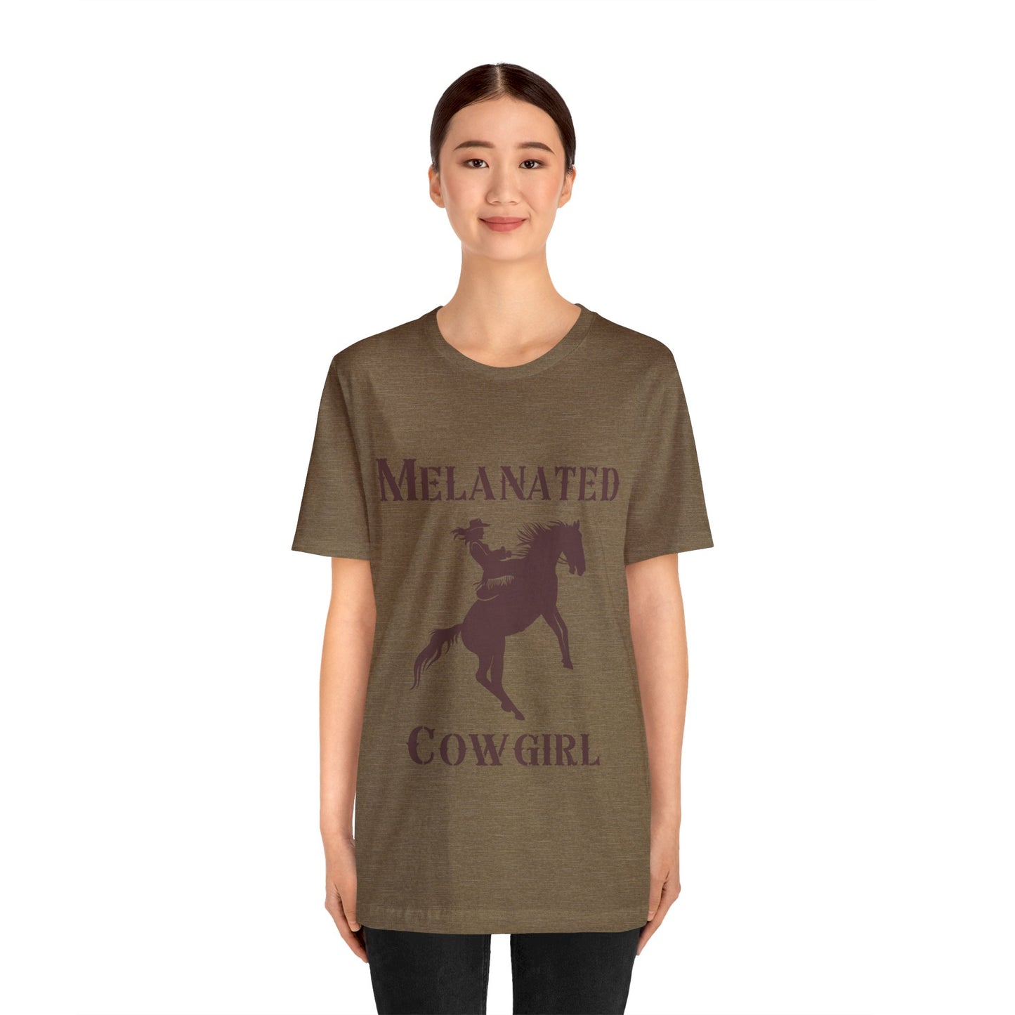 Melanated Cowgirl Unisex Jersey Short Sleeve Tee