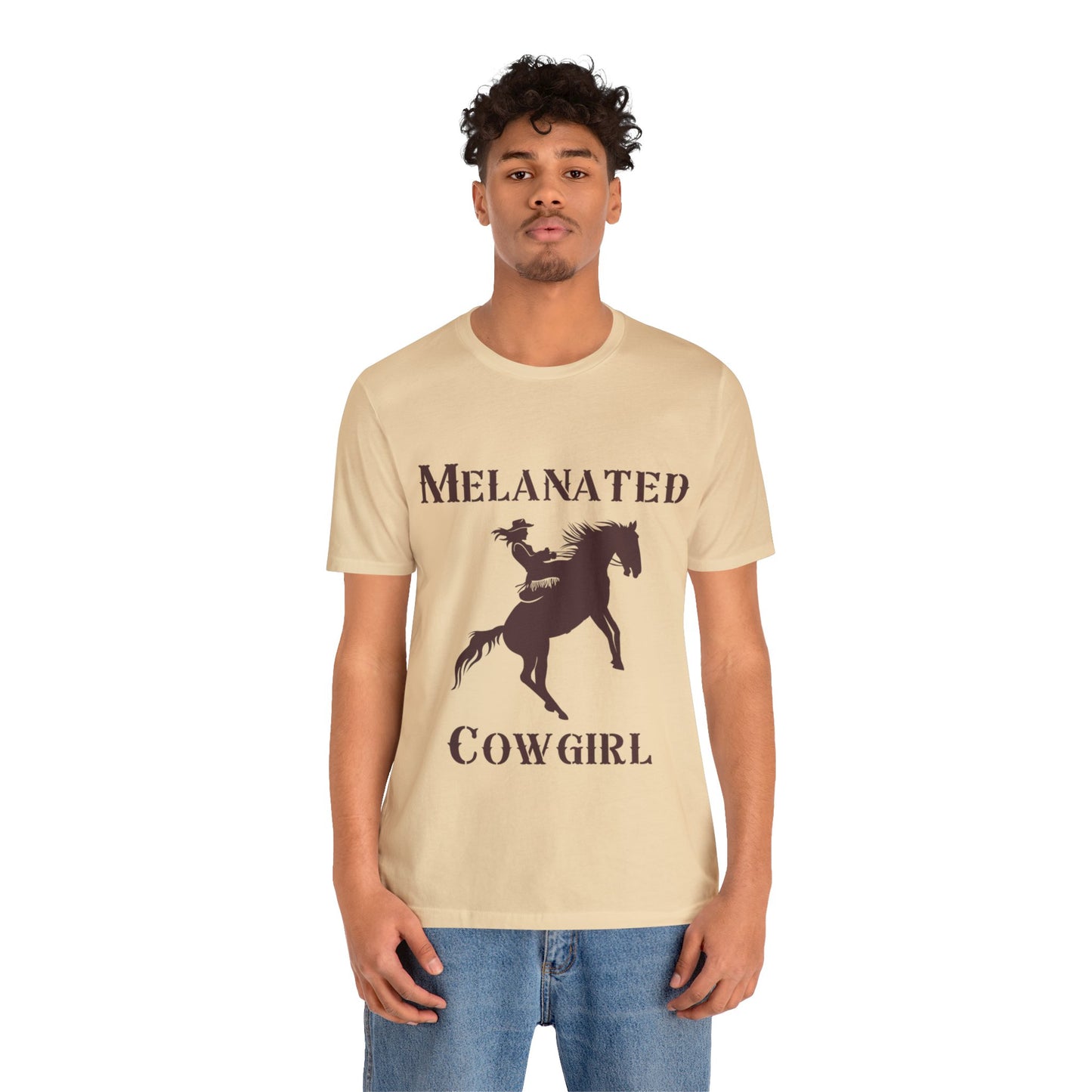 Melanated Cowgirl Unisex Jersey Short Sleeve Tee