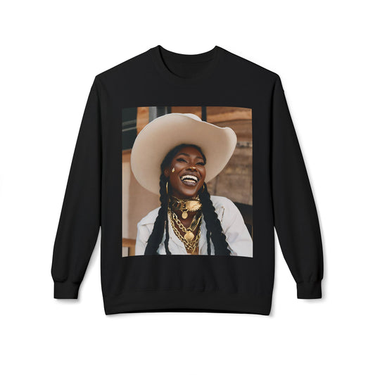 Cowgirl Shay- Gold Grill Wranglers Unisex Sweatshirt
