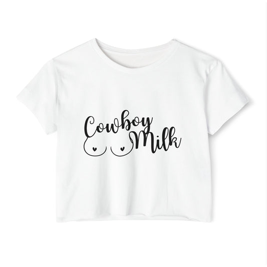 Cowboy Milk Crop Top