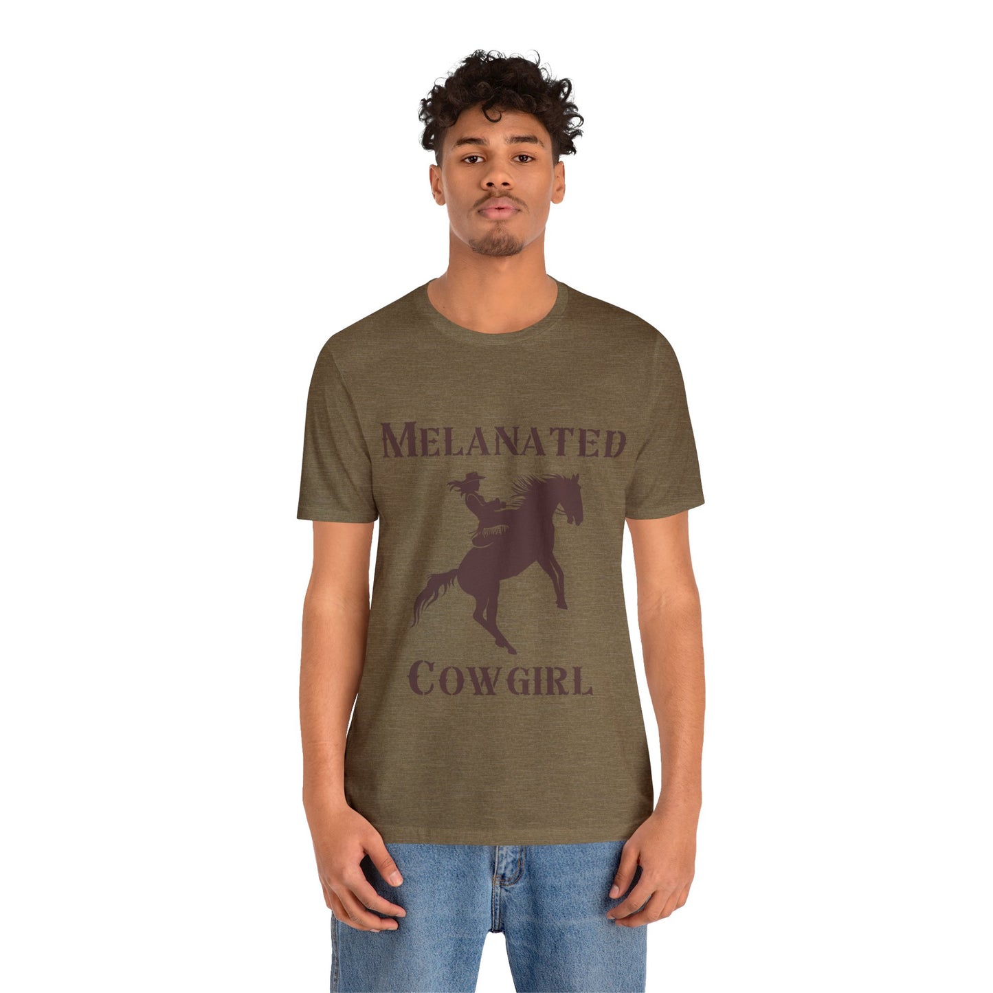 Melanated Cowgirl Unisex Jersey Short Sleeve Tee