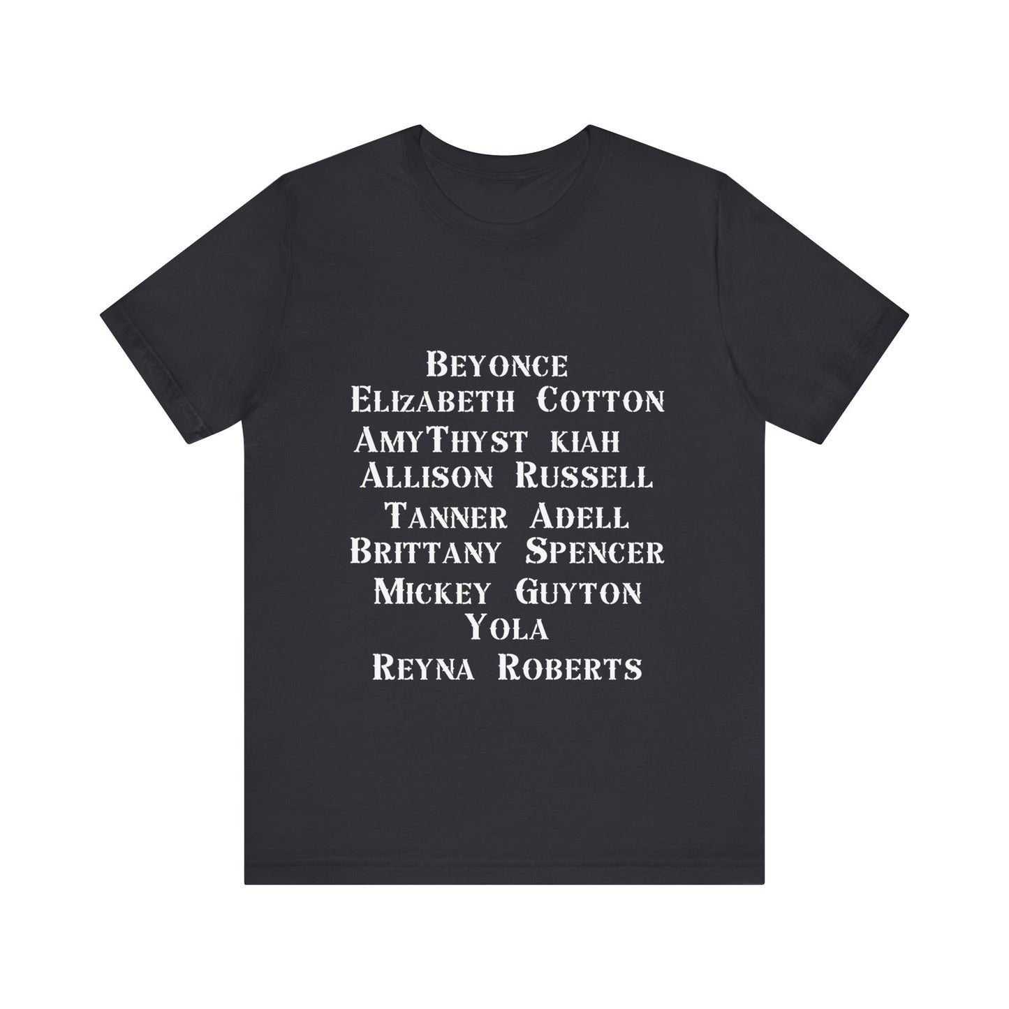 Black Women (dark) in Country Unisex Jersey Short Sleeve Tee